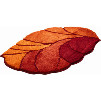 Tapis de salle de bain aosta orange 70 x 120 cm