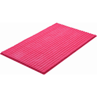 Tapis de salle de bain riffle rose 60 x 100 cm