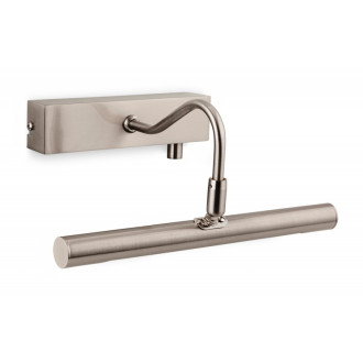 Applique led picture avec variateur, acier brossé, 28 cm