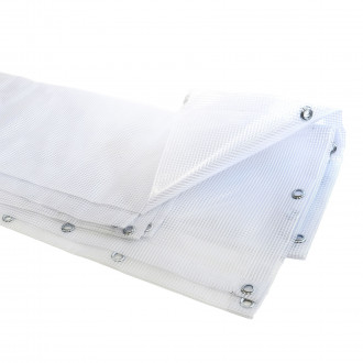 Bâche sur mesure translucide polyester enduit PVC 500 g/m² 