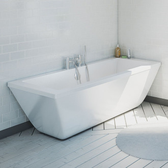 Cleargreen baignoire en îlot rectangulaire freefortis r35 180x80 écologique