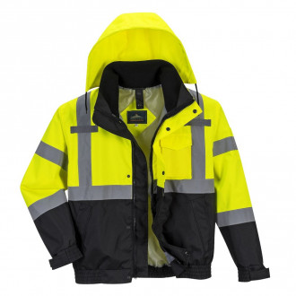 Blouson haute visibilité 3 en 1 portwest hi vis premium