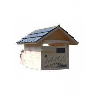 Boîte aux lettres en bois créastuce : altitude (2 portes prestige)