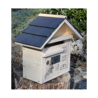 Boîte aux lettres en bois créastuce : routard (courte prestige)