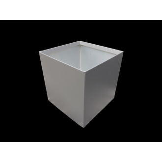 Boite à eau alu 250x250x250 - RAL 2900S Gris Sablé