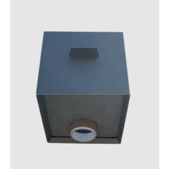 Boite à eau zinc 190x190x190 - Zinc quartz