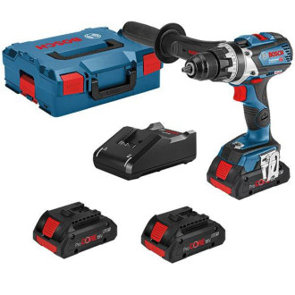 Perceuse visseuse gsr 18v-110 c + 3 x 5.0ah + chargeur gal 18v-40 + l-boxx bosch - 0615990l8f
