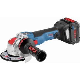 Meuleuse 125 mm GWX 18V-10 SC BOSCH + 2 batt. Procore18V 5.5Ah + GAL 1880 - 06017B0402