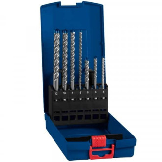 Coffret 7 forets béton sds plus 7x expert bosch 5/6/6/8/8/10/12 mm - 2608900195