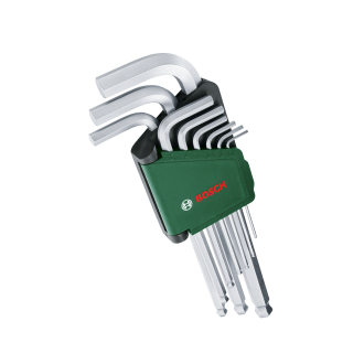Set de 9 clés Allen à six pans - BOSCH - 1600A032V1