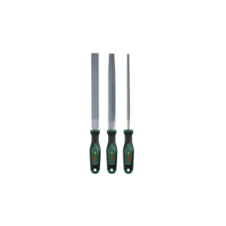 Set de 3 râpes (râpes a bois robustes plates/rondes/demi-rondes acier au carbone dur) - BOSCH - 1600A02ZB1