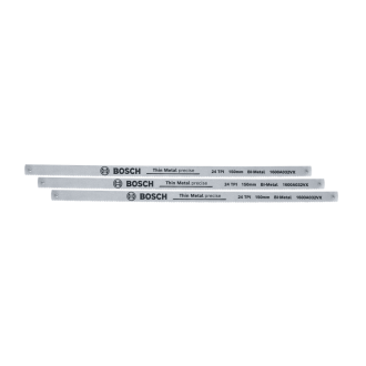 3 lames de scie à métaux de 150 mm à 24 dpp - BOSCH - 1600A032UL