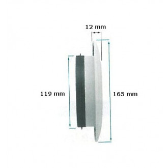 Bouche Atlantic 521633 insufflation/extraction plastique ONDEA 125