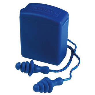 Bouchons anti-bruit avec bille acier earline 26db (boîte de 50 paires)