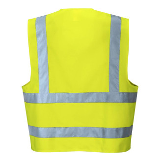 Gilet haute visibilité portwest baudrier double ceinture