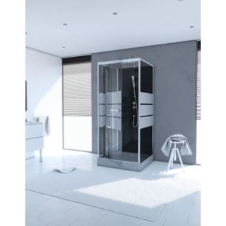 Cabine de douche 90 carrée 90x90x225cm - SCRATCHY 90 Aurlane - CAB113