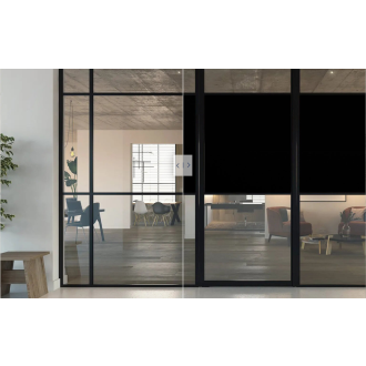 Film Opacifiant Noir Mat – Intimité Totale & Esthétique Élégante - largeur & longueur au choix