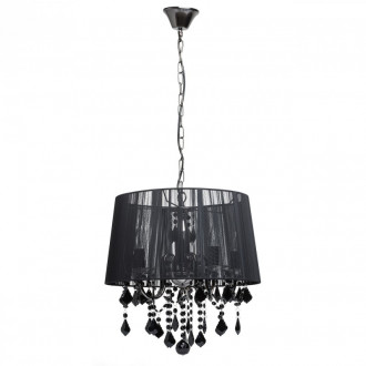 Chandelier chromé elegance 5 ampoules 108 cm Chandelier chromé elegance 5 ampoules 108 cm