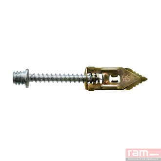 Boite de 100 chevilles à frapper GOLD + patte à vis - 900212