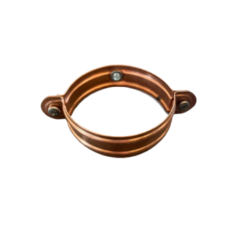 Collier de fixation Cuivre 7/10ème pour descente d'eau pluviales ronde - Ø100 - CUIVRE - COL100-CUIVRE - LaBoitaÔ