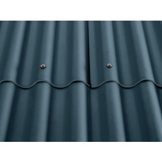 Plaque ondulée 6 ondes Coloragri FR® égout 1 coin coupé (à l'unité) Eternit 