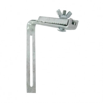 Fixation sur fibro et bac acier avec visserie pour gouttière aluminium