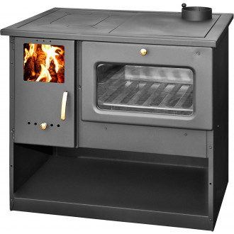 Cuisinière à bois metal lux 9kw - 12kw