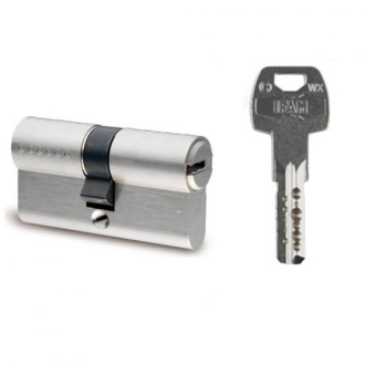 Cylindre profil euro WX Nickelé varié 40 x 50 (clé à modèle déposé) IFAM