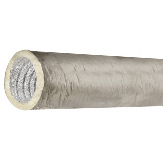 Isotip conduit souple isolé 125 mm sonovac dac - longueur de 10 m