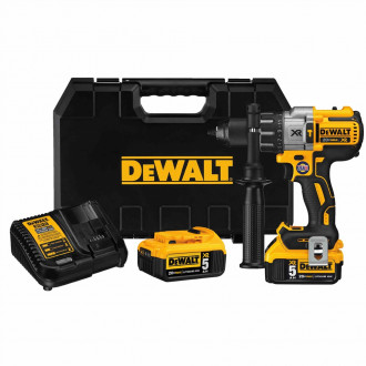 Perceuse à percussion18V XRP - DEWALT - avec 2 batteries 18V 5.0Ah - Chargeur - coffret TSTAK - DCD996P2