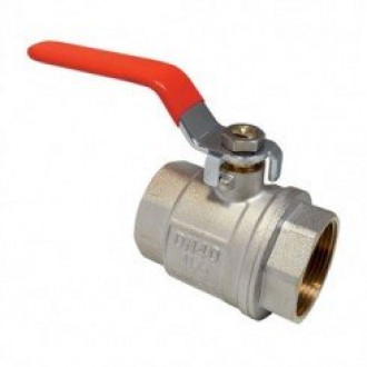 Vanne à sphère double femelle 26/34 v470 - manette plate