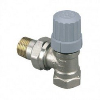 Corps de robinet Danfoss équerre laiton nickelé ra - N 3/8 réglable