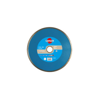 Disque diamant jante continue - D. 115 x Ep. 1.9 x Al. 22.23 mm - HT. 5 mm - Carrelage - LEMAN - 901154
