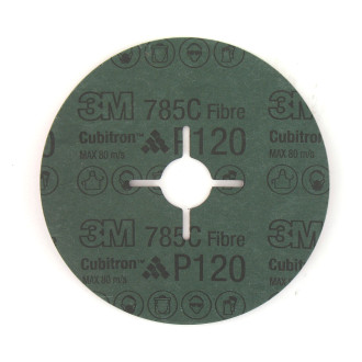 Disque fibre 3m 785 c diamètre 127 grain 120 x 10