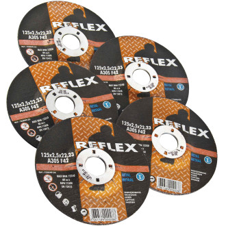 Disque fer ø 125 mm 5 pièces Disque fer ø 125 mm 5 pièces