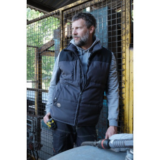Gilet bosseur berni - graphite/noir - 2xl - 11905-005
