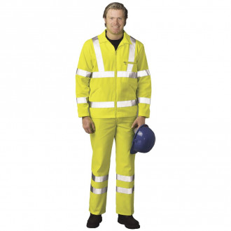 Blouson haute visibilité portwest polycoton - Taille au choix