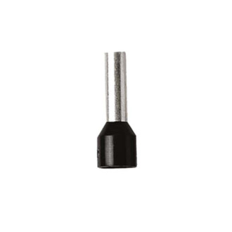 Embout de câblage simple 25.0mm2 noir bizline x50