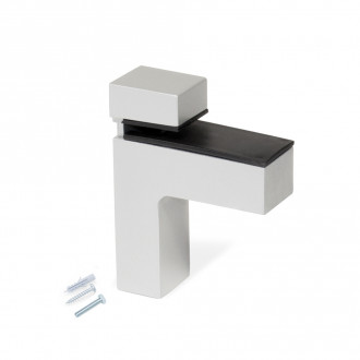 Support pour étagère Squad 2 gris métallisé (par 2)