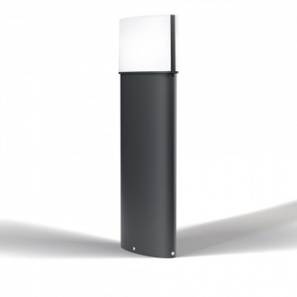 Endura style elyptique borne extérieure 13 watt elyptique 50 cm gris