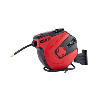 Enrouleur de tuyau d'air et d'eau ks tools - mural - 15m - 1/4 pouce - 515.3440