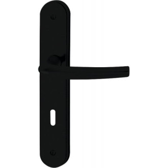 Ensemble aluminium embouti san diégo entraxe 195 mm noir mat condamnation sans voyant