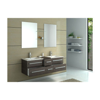 Ensemble meuble salle de bains double vasque primo