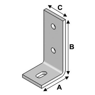 Equerre béton 75x100x60x6,0 - EB07100660