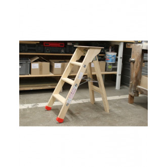 Escabeau lyonnais 3 marches - balmay bois