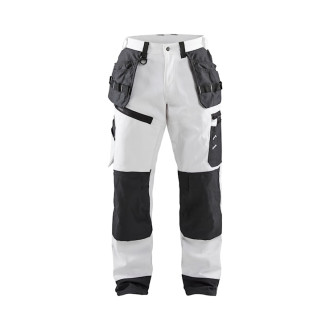 Pantalon X1500 peintre Blanc/Gris-Foncé 15101210