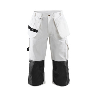 Pantacourt peintre Blanc 15401210 - Taille au choix