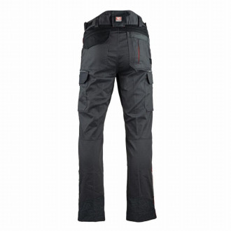 Pantalon stretch FACOM Strap Noir/Gris/Rouge Taille 52 - FXWW1011E-52
