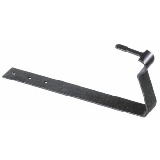 Crochet de gouttière Nantais relevé de 10 teinte ardoise