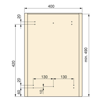 Poubelle de recyclage Recycle pour cuisine, 2 x 16 L, fixation par le bas et extraction manuelle, Plastique gris anthracite